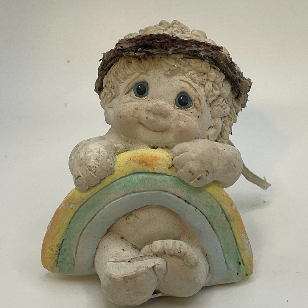Dreamsicle Angel, Cherub with Rainbow, Rainbow's End DC311